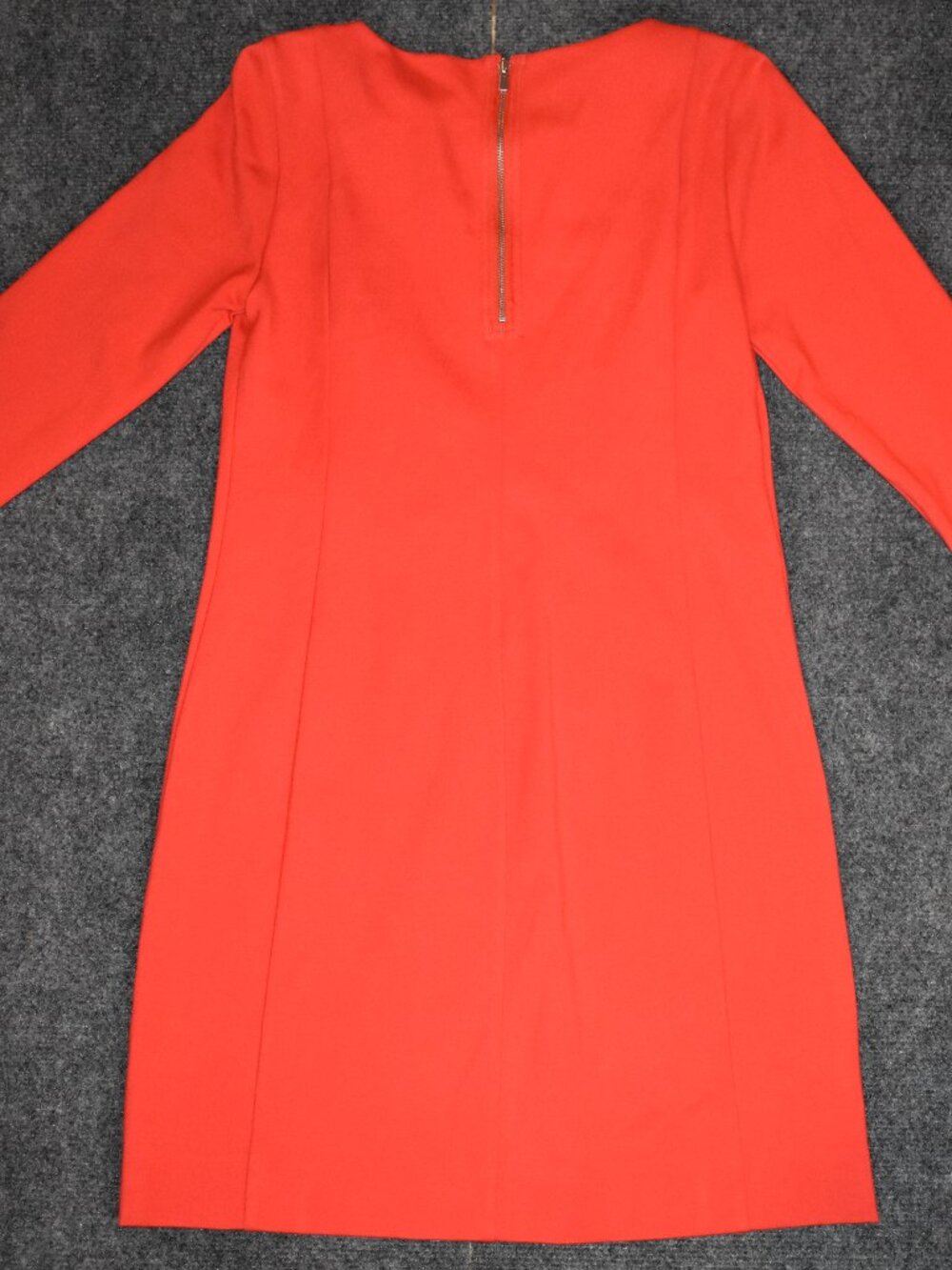 J. Crew Women's Red Dress Size xs Round Collar Long Sleeve